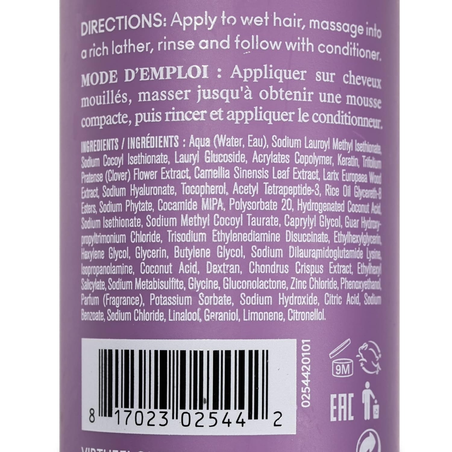 image:imageVIRTUE Flourish Sulfate Free Shampoo for Thinning Hair Volumizing Hair Growth Product Detoxifies and Repairs Color SafeTravel Size