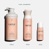 image:imageVIRTUE Curl Sulfate Free Shampoo with Jojoba Oil Hydrates Nourishes amp Repairs Curly Hair with Frizz Control Color Safe8 Fl Oz Pack of 2