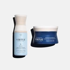 image:imageVIRTUE Detox amp Restore Set Clarifying Shampoo  Hair Mask Color Safe