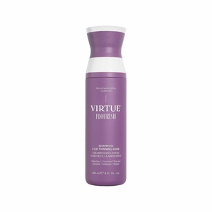 image:imageVIRTUE Flourish Sulfate Free Shampoo for Thinning Hair Volumizing Hair Growth Product Detoxifies and Repairs Color Safe8 Count Pack of 1