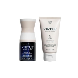 image:imageVIRTUE Healing Hair Oil amp 6in1 Styling Cream Set
