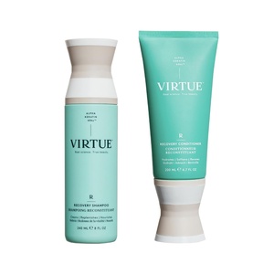 image:imageVIRTUE Recovery Shampoo amp Conditioner Set for Damaged Hair Repair 8 Fl Oz