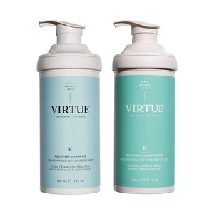 image:imageVirtue Recovery Shampoo amp Conditioner Set Keratin for Damaged Hair 17 oz